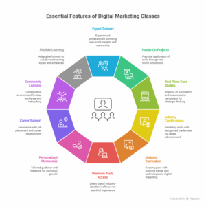 Top Features of a Good Digital Marketing Class