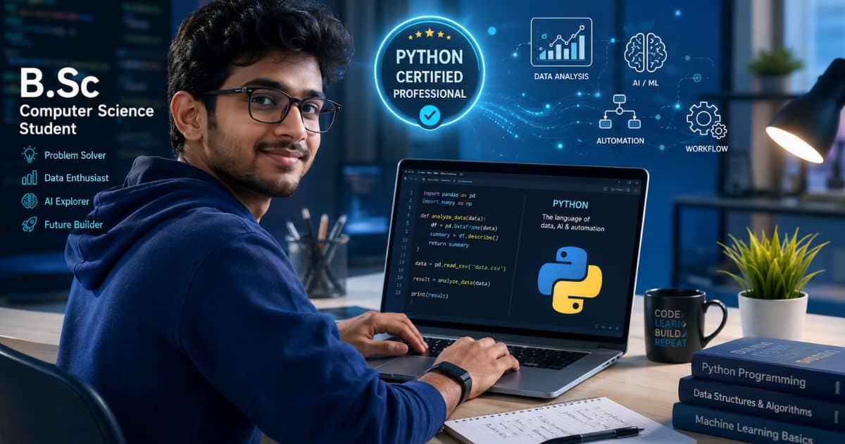 Python Certification Course for B.Sc CS