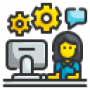 administrative & hr staff icon