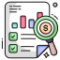 data analysis power icon